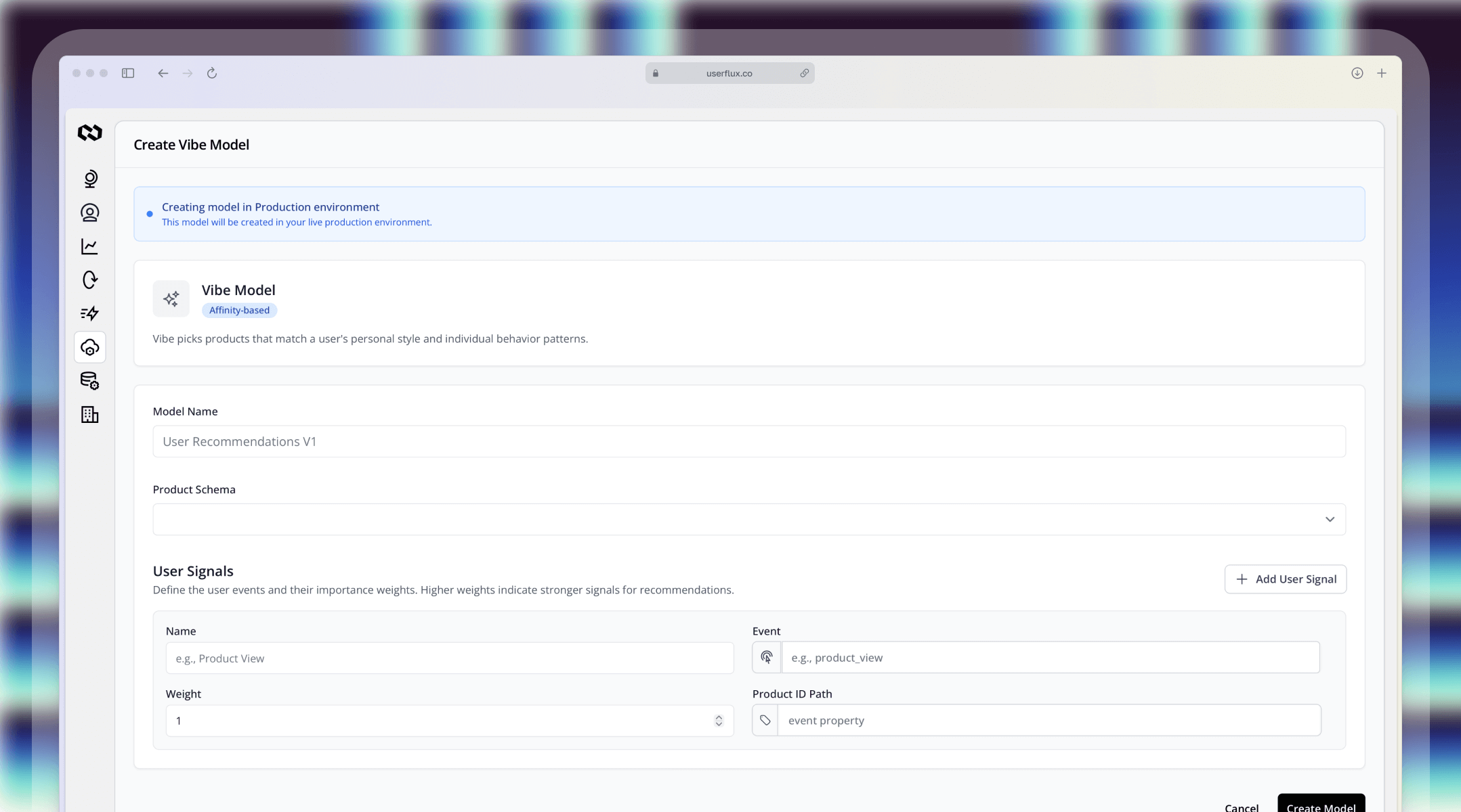 Personalisation hero visual